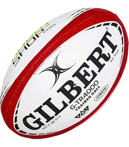 Amazon.com : Gilbert G-TR4000 Rugby Training Ball - Black (3